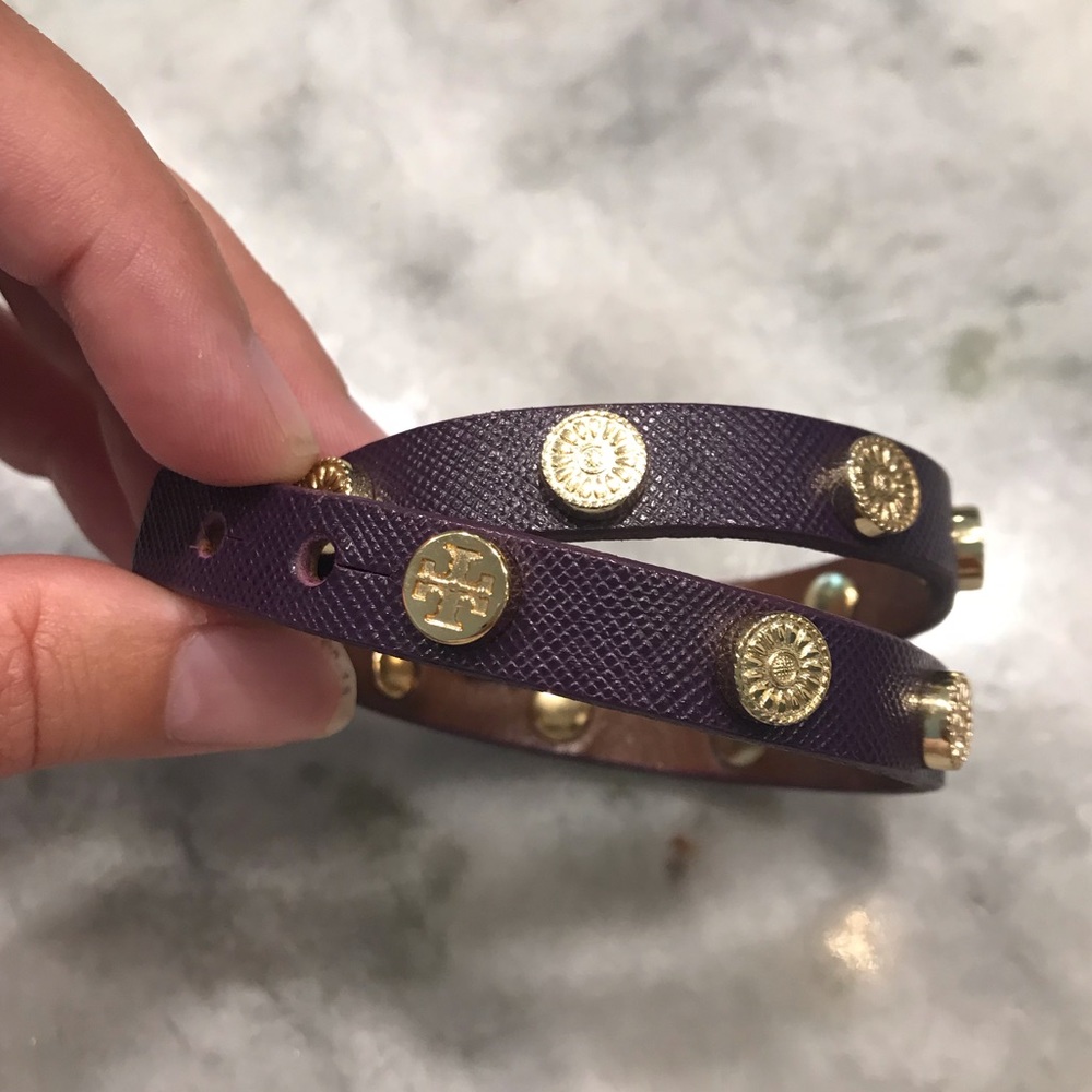 Tory Burch double wrap Foundation bracelet